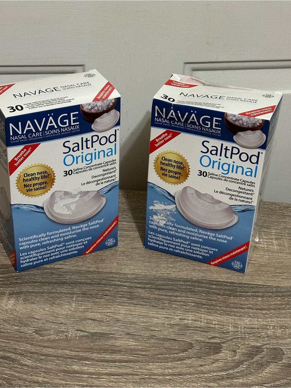 Navage Nasal System Original SaltPods 56 Count Open Box Read Desc. Expired 01/26